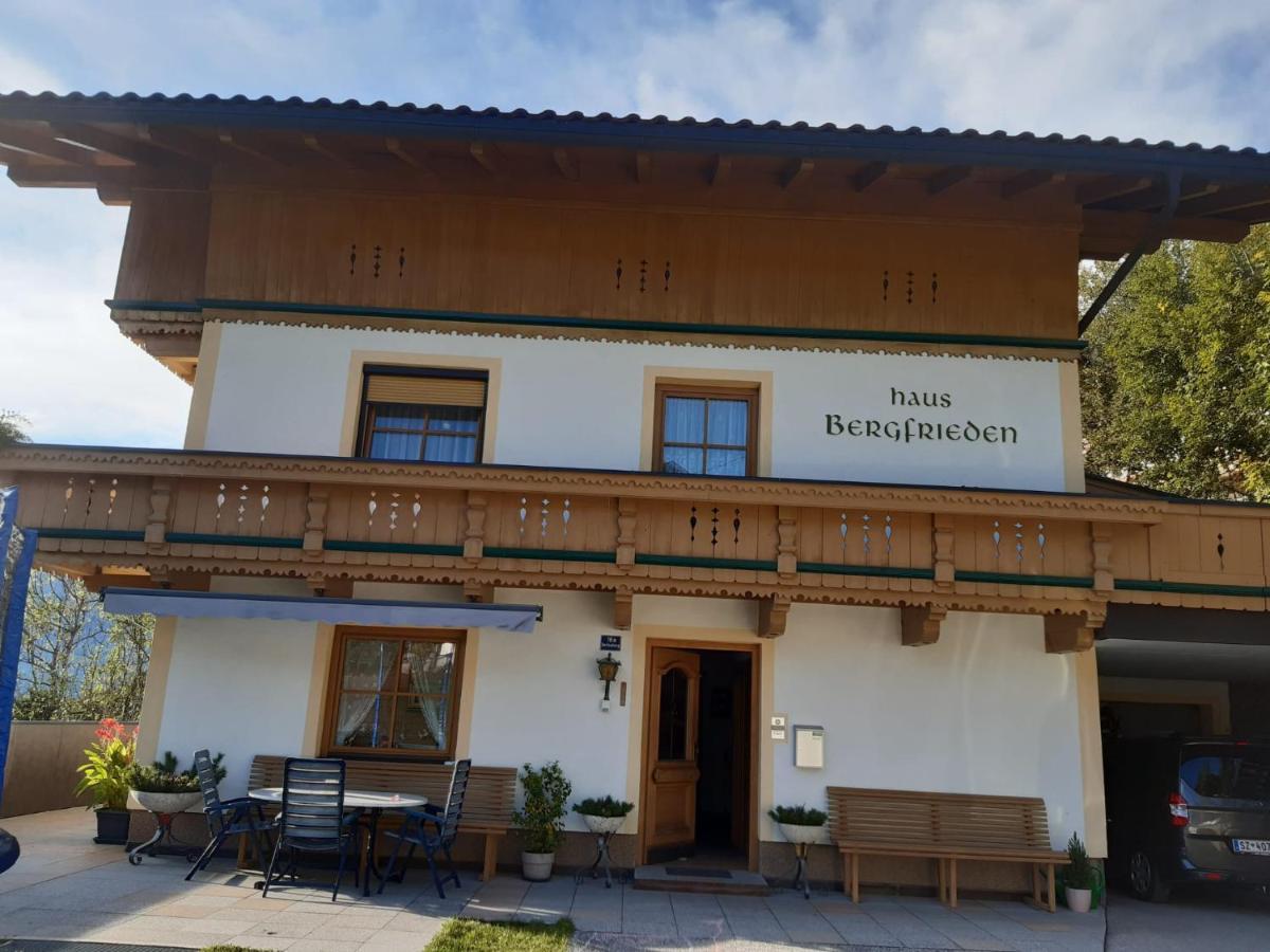 Ferienwohnung Haus Bergfrieden Gerlosberg Bagian luar foto