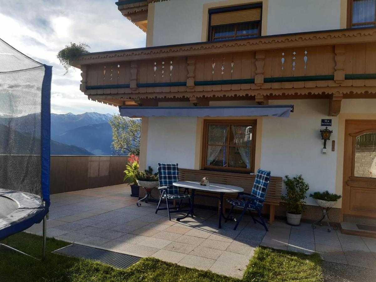 Ferienwohnung Haus Bergfrieden Gerlosberg Bagian luar foto